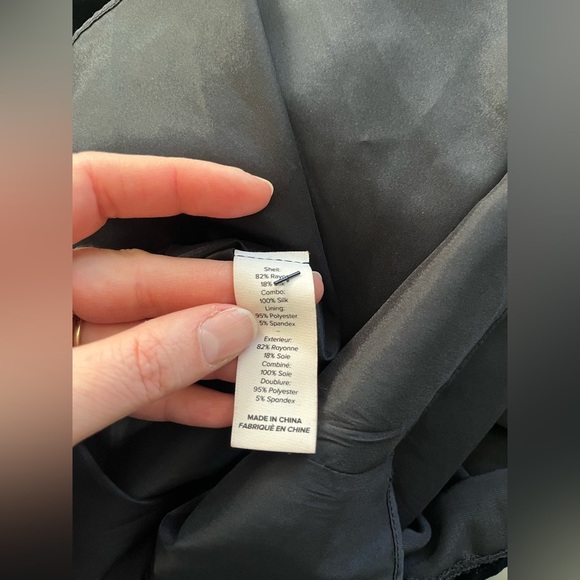 NWT Cinq a Sept Kiki Black Velvet Bow Mini Dress - Picture 12 of 12